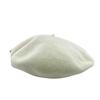 CHANEL Vintage Caps PlasticsCC Wool wool beret Ivory wool Used