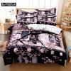 Plum Bossom Bedding Set Duvet Cover Set 3d Bedding Digital Printing Bed Linen Queen Size Bedding Set Fashion Design