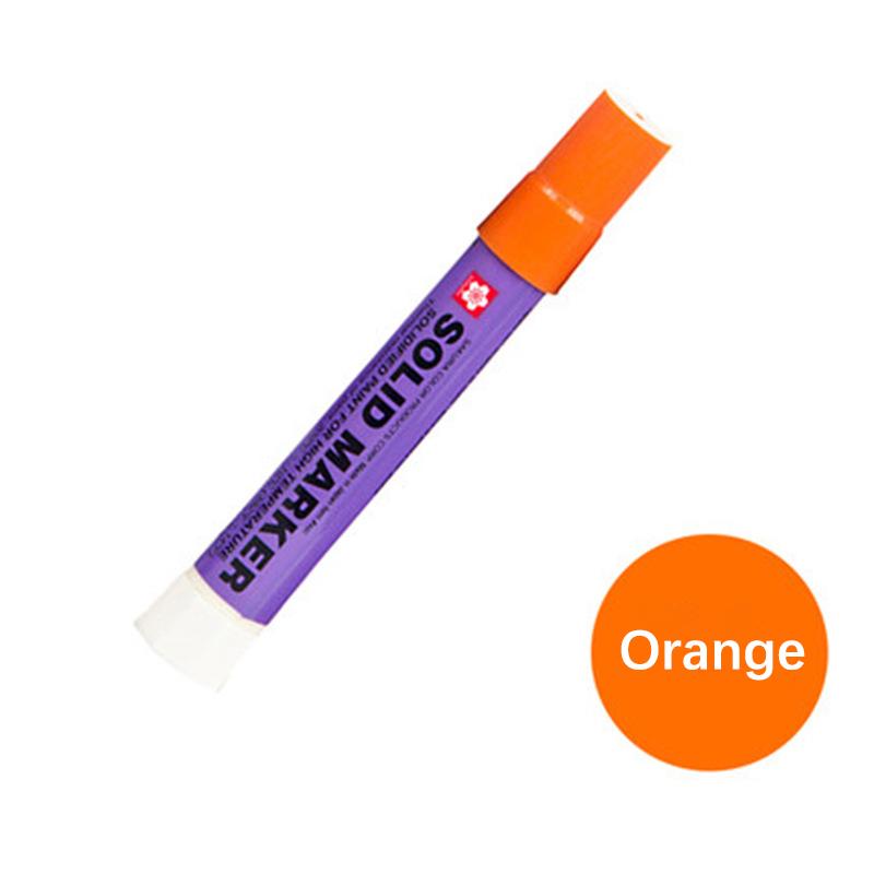 1Pcs Japan  Solid Paint Pen Waterproof Xsc Industrial Metal High Temperature Tire Marker Permanent Office Supplies