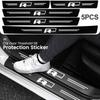 RSQ1 VW 2026 Hot 5Pcs Car Door Sill Plate Sticker Anti-scratch Strip Trunk Protection Decals For Volkswagen Rline T-Cross Arteon Mago