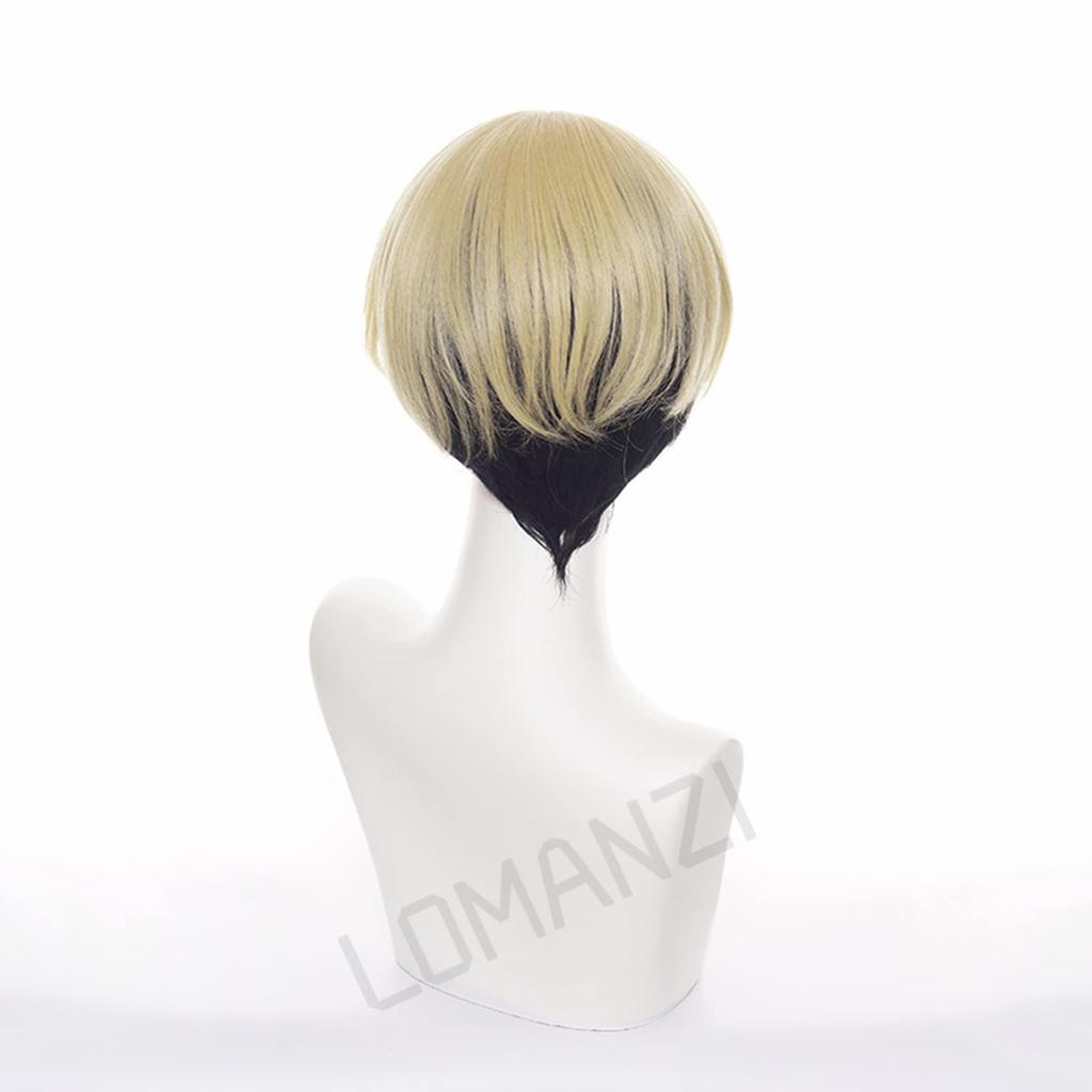 Chifuyu Matsuno Cosplay Wig, Heat-Resistant Full Wig, Costume Accessory, with Net, Perfect for Parties, Christmas, Halloween, and Festivals