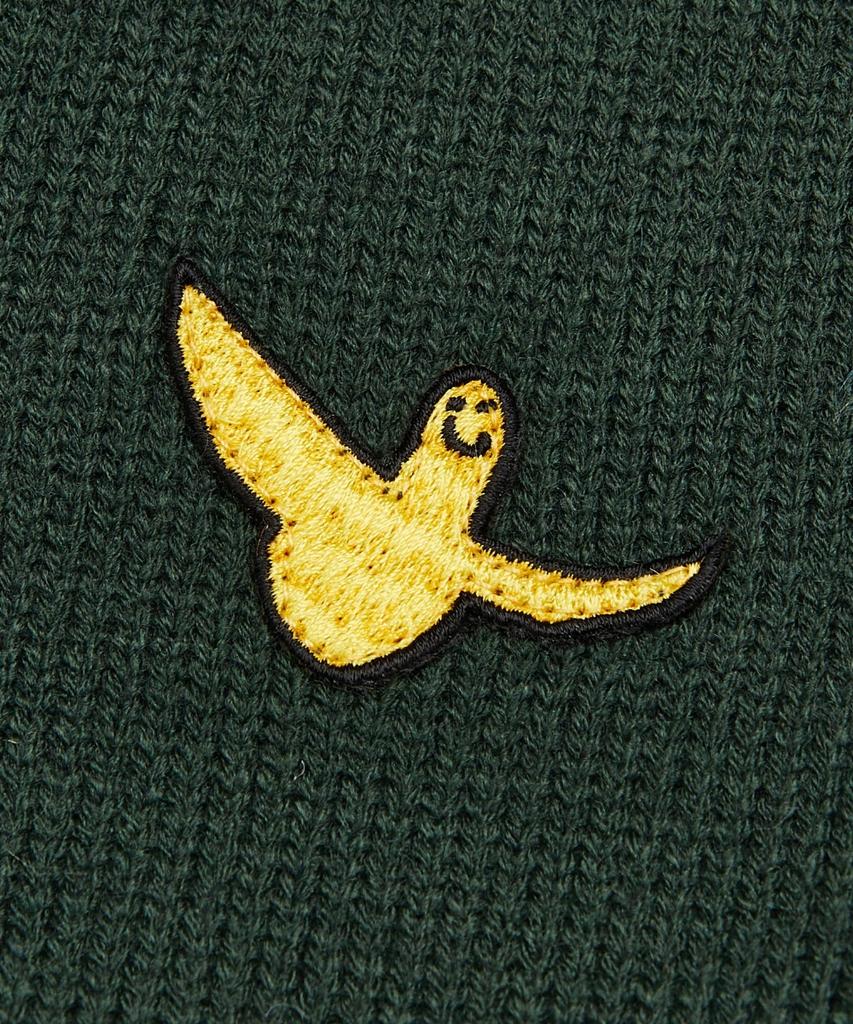 MARK GONZALES Angel V-Neck Preppy Knit - D/Green