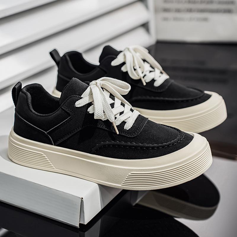 Casual Men's Thi Bot Anti-slip Wear-resistant Board oes Faionable Sports Sneakers Comfortable Breathable Me