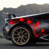 52 st Honeycomb Auto Vinyl Dekaler Stora och Små Kombinerade sexkantiga klistermärken DIY Bilkaross Cool Styling Öppen stil Dekoration