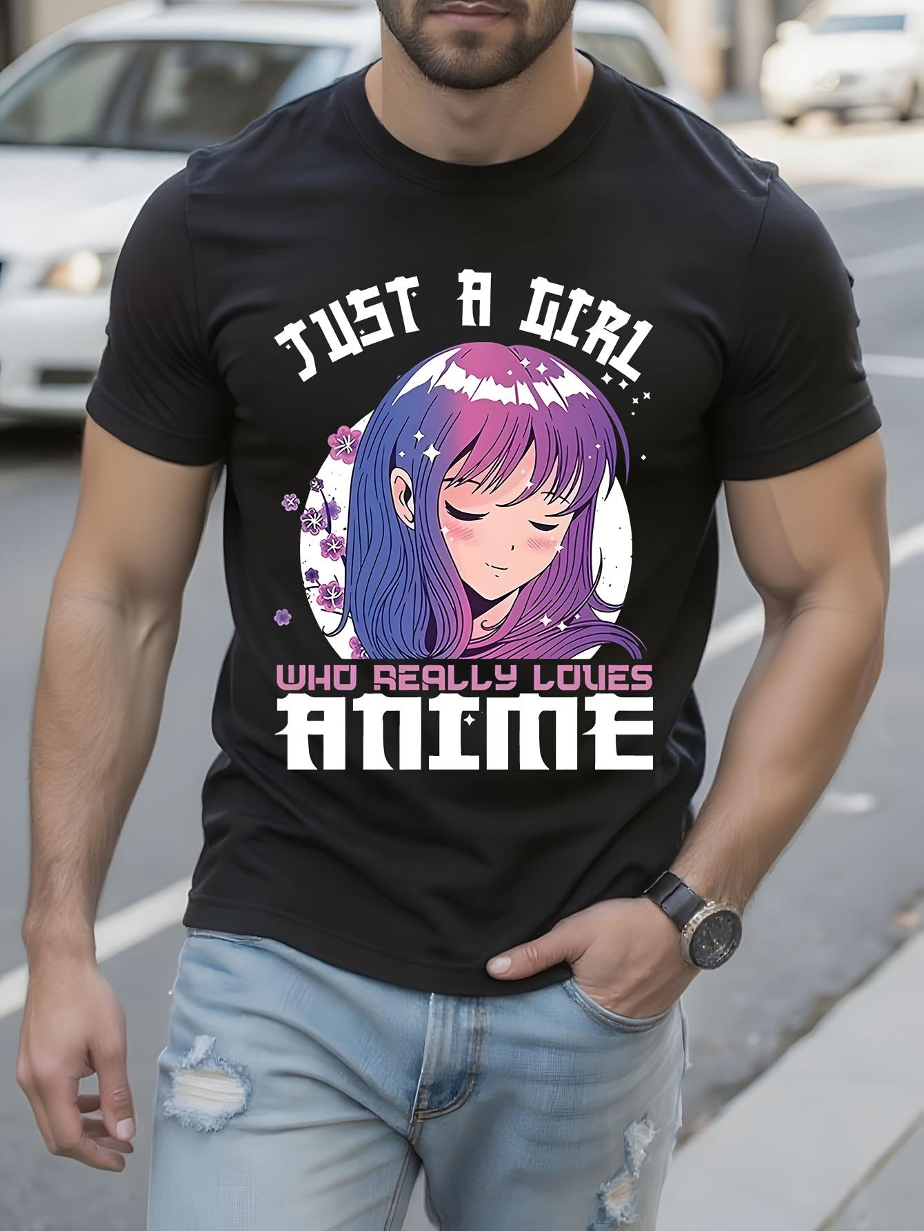 Wo Anime Graphic Tshirt Graphic Tshirt - Just A Girl Who ... S