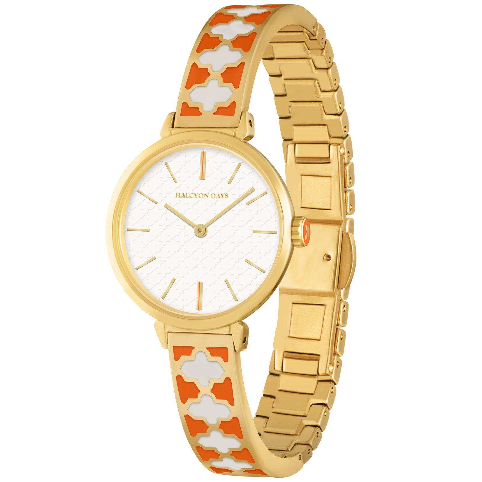 

Наручные часы Agama HD4008 Orange x Gold [Halsion Days] Женские [Товар] серебряный