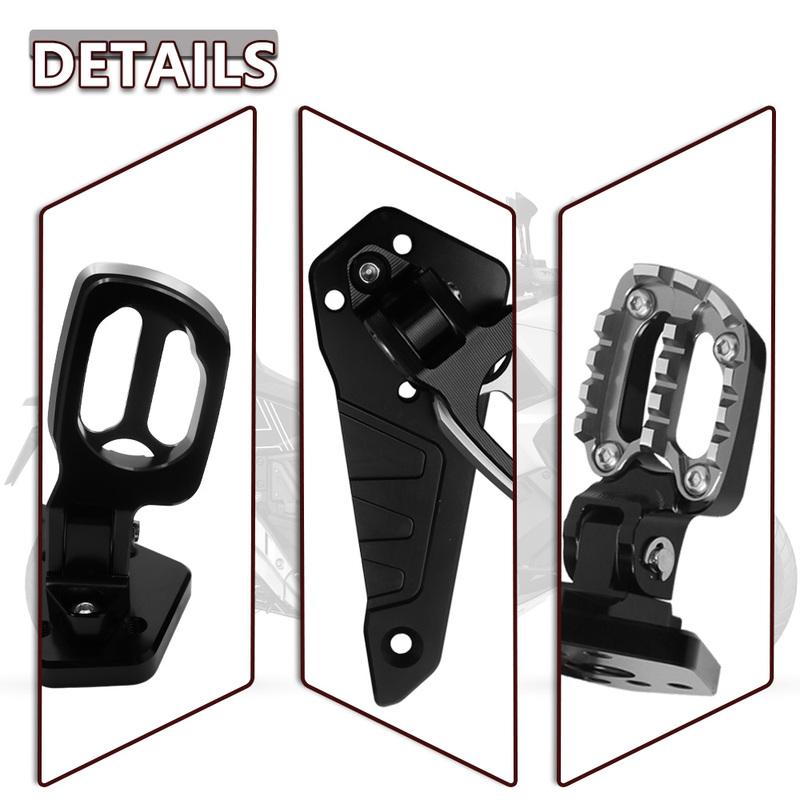 For X-ADV750 XADV 750 X-ADV 750 2021-2023 2024 2025 Motorcycle Accessories Foldable Passenger Footpegs Rear Foot Pegs Footrest