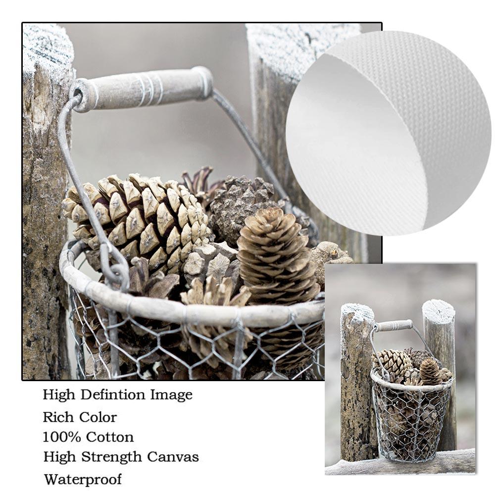 Zima Snow Tree Pine Nástěnný Umělecký plakát Obrazy sobů Obraz na plátně Dům Auto Plakáty Nordic Wall Pictures Dekor do obývacího pokoje