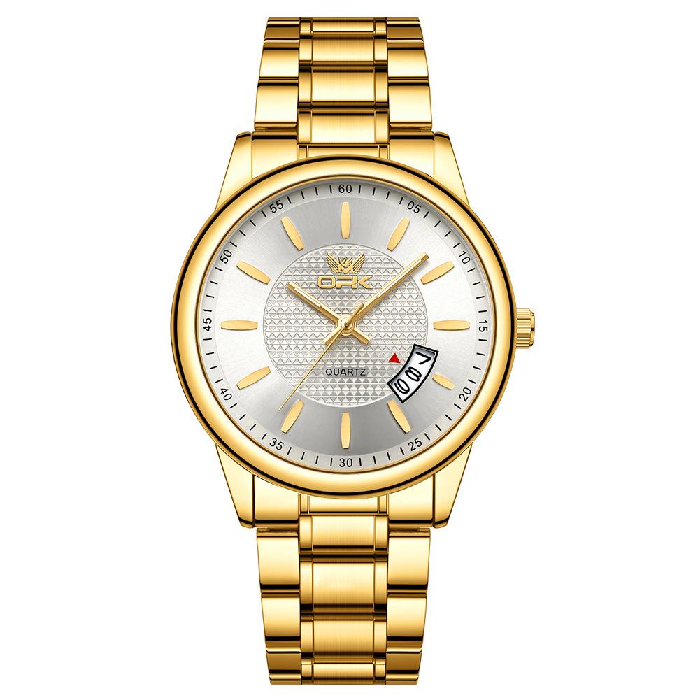OPK Brand Watch Waterproof Luminous Quartz Watch Men's Watch Men's