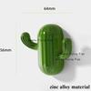 1pc Zinc Alloy Cactus Hook Cactus Hook Behind The Door Wall Mounted Coat Hook Household Hardware Accessories Screw Installation