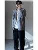 Men's Stand Collar Korean Style Double Zipper Knit Cardigan for Autumn/Winter