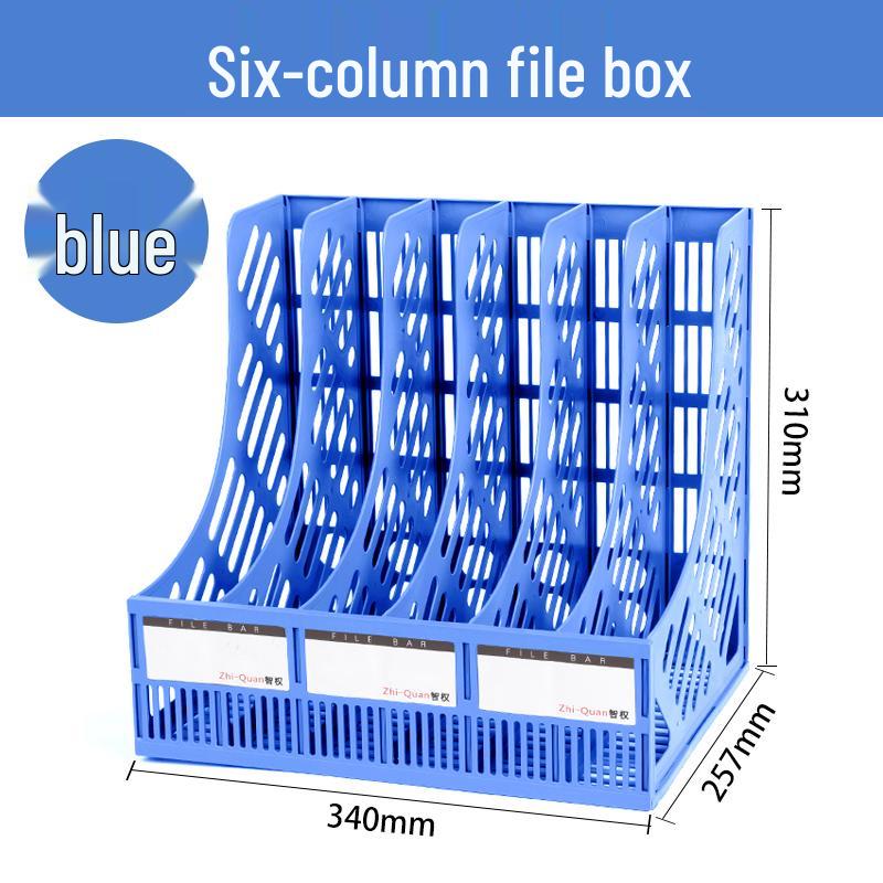 Four-Tier Desktop File Organizer with Storage Trays for Office Supplies