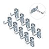 10pcs Tool Holder 50mm Hook End Slanted Perforated Wall Hooks For Tool Wall For Garage Workshop Tool Storage Accessory In Stock