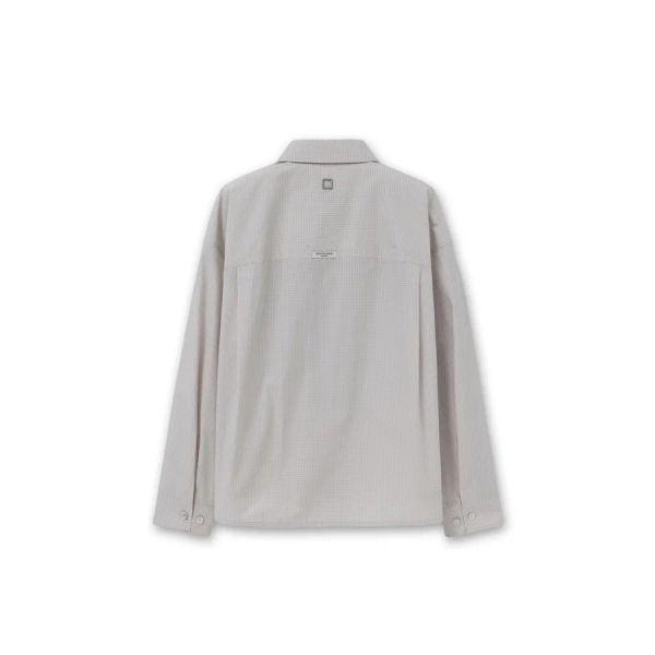[wooyoungmi] Grey Check Pocket Shirt W261SH09831G