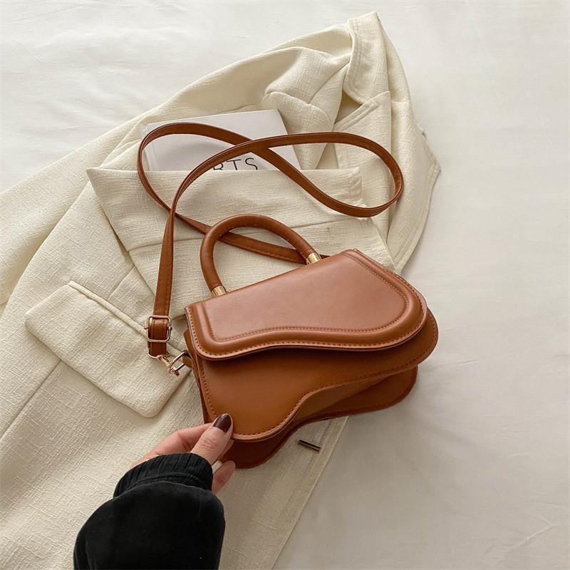 Chic Vintage Style Small Square Bag Modern Design Casual Shoulder Bag For Daily Use