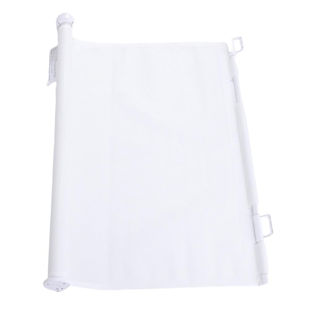 Retractable Pet Gates, 140cm Falling Prevention Cat Dog Mesh Gate with   Width & Screw Drilling Fixing Design, Tear Proof Pet Door for Cats,