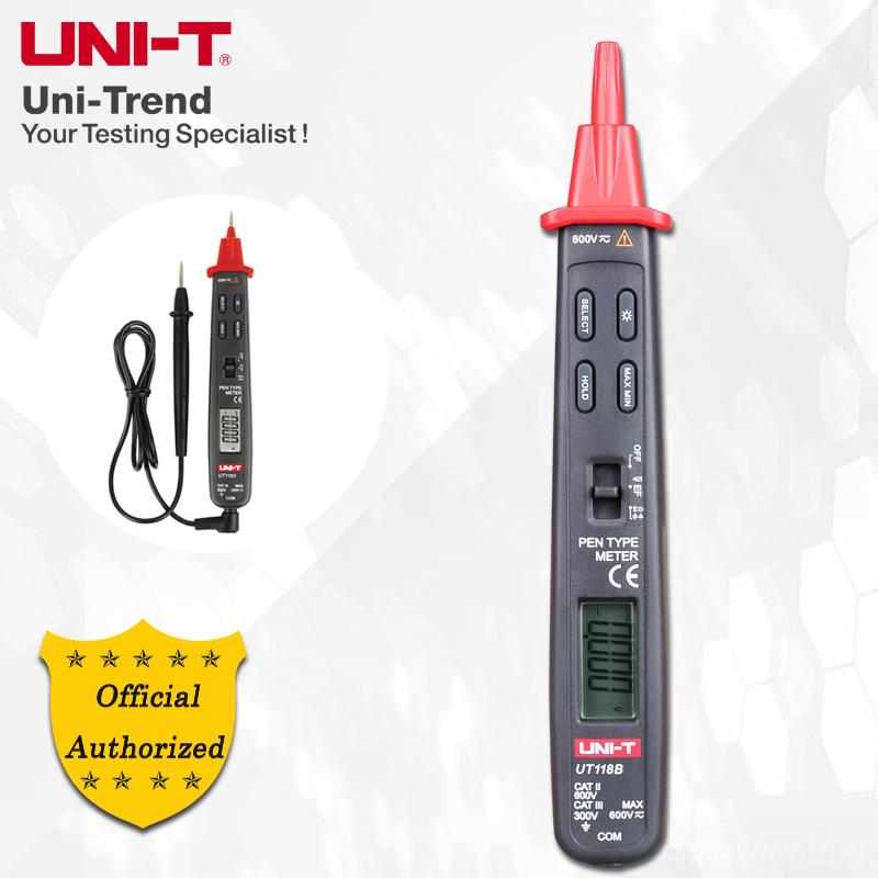 UNI-T UT118C/UT118B Pen-Type Meter; Full Scale Overload Protection Electrician's Meter/EF Measurement
