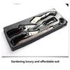 5pcs Stainless Steel Pruning Shears Gardening Tools Kit Multi Tool Set For Garden Plant Maintenance Trimming