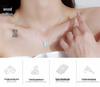 Schmetterlingskette aus 999er Sterlingsilber – Vielseitiges, hochwertiges, minimalistisches Choker-Halsband im leichten Luxus-Design