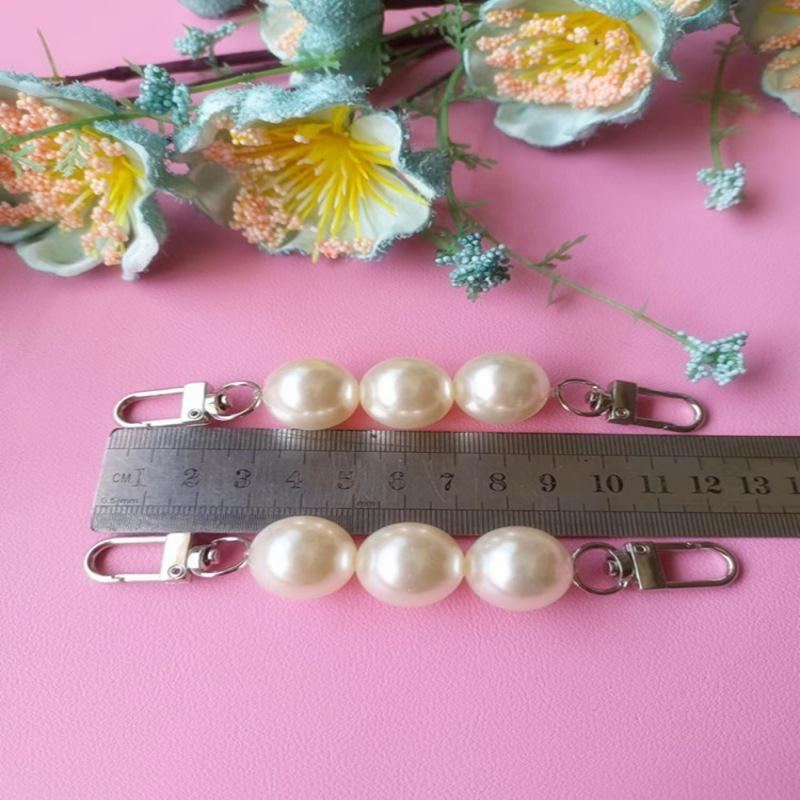 Double Head Lobster Clasp Pearl Lanyard for DIY Phone Chains & Bag Accessories