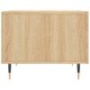  Coffee Tables, 2 Pcs, Sonoma Oak, 50x50x40 Cm