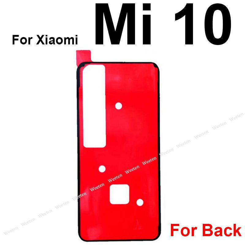 Back Battery Housing Cover Adhesive Sticker & Rear Camera Glue For Xiaomi Mi 10/10 Pro/Mi 10 Lite/Mi 10 Ultra/Mi 10s/Mi 10T Tape