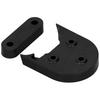 Electric Scooter Mudguard Spacer Foot Gasket for Xiaomi M3651SPROPRO2 Outdoor SuppliesBlack