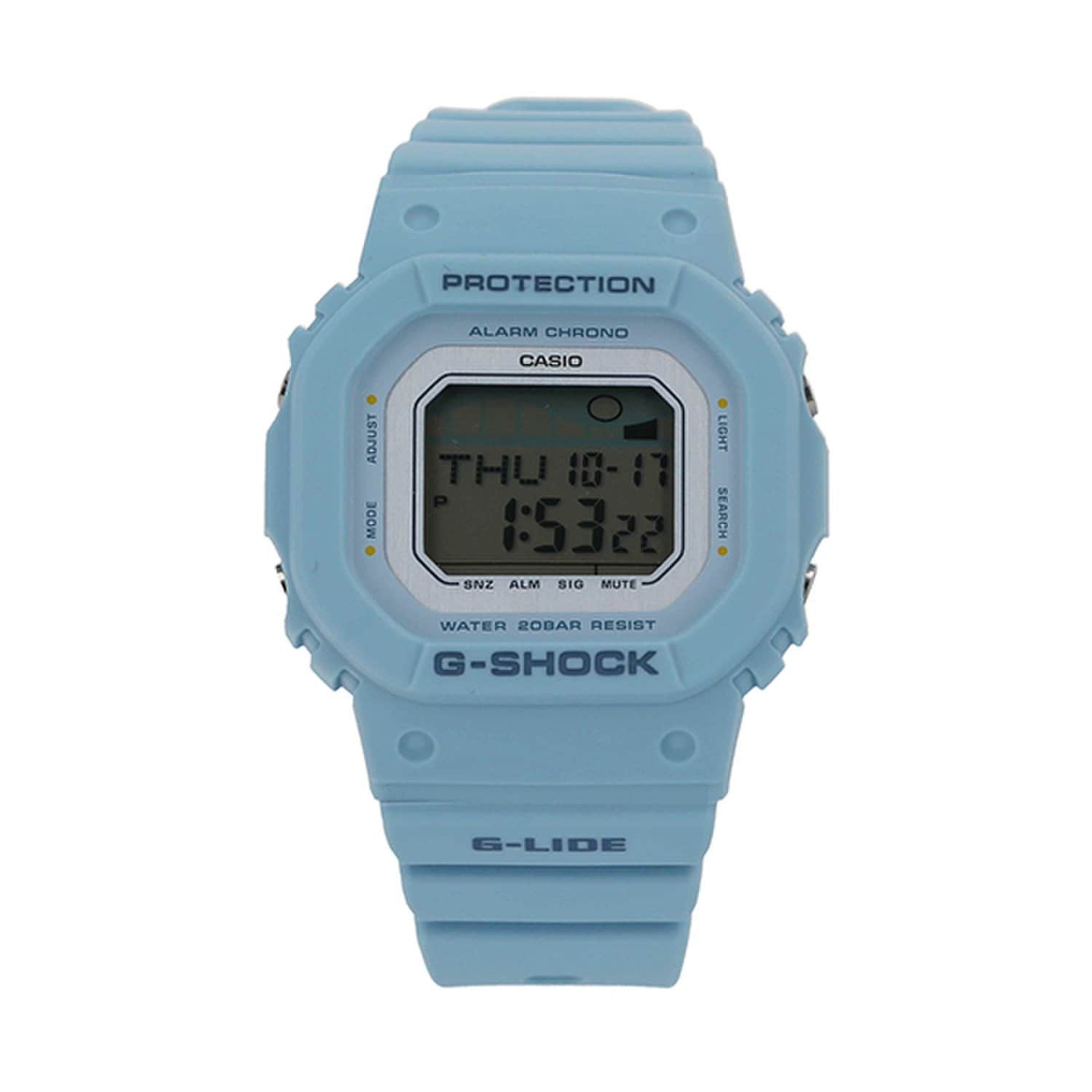 [G-SHOCK] GLX-S5600-2DR (GLX-S5600-2) G-LIDE Цифровые Квадратные Спортивные Женские Часы из Смолы