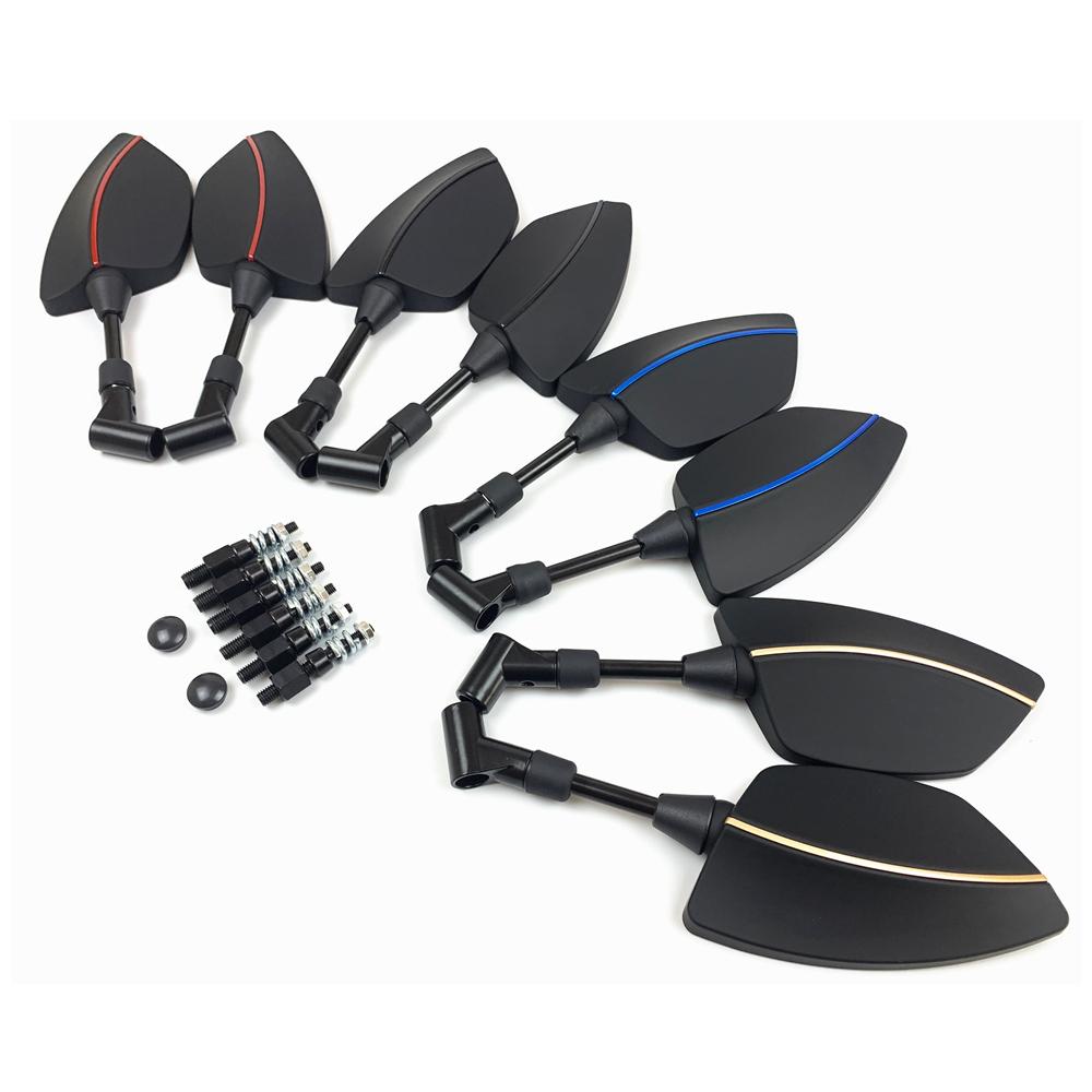 For YAMAHA MT01 MT03 MT-07 MT-09/Tracer 900 700 Tenere FJ09 MT10 Carbon Black Motorcycle Accessories Side Rearview Mirrors