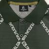 1piu1uguale3 [GOLF][×Takashiro Toga] GRK062 Khaki ARGYLE LOGO Short Sleeve Shirt tops V khakiUsed