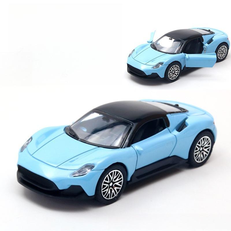 (bag) 1/36 Double Door Alloy Sports Car Ma MC Model Pullback Children's Toy Car Gift Delivery