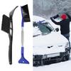 Snow Brush 2 In 1 Frost Remover Cleaning Tool Snow Scrapers for Vehicle SUV Truck Exterior Outdoor Maintenance Morning