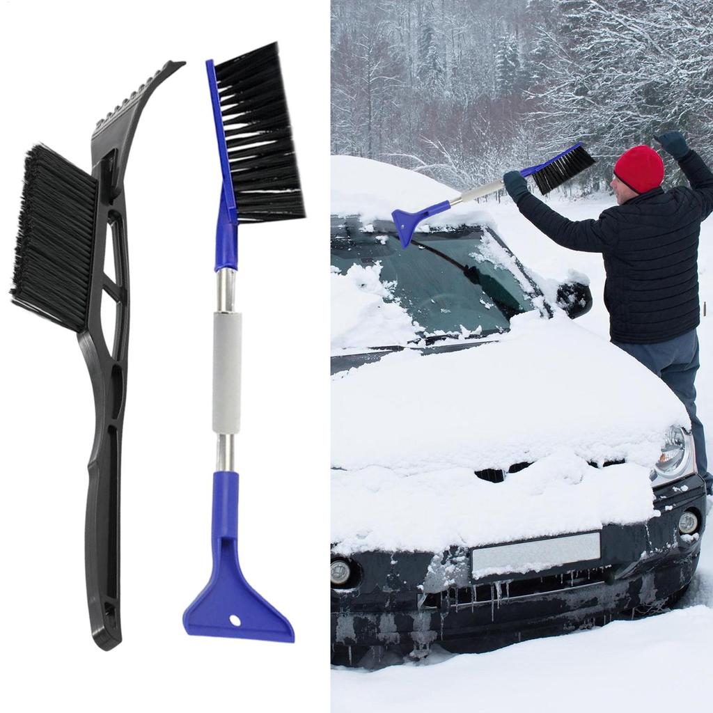 Snow Brush 2 In 1 Frost Remover Cleaning Tool Snow Scrapers for Vehicle SUV Truck Exterior Outdoor Maintenance Morning