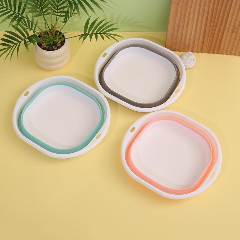 Cute Foldable Portable Laundry Basin for Dorm/Home/Travel