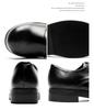 2024 Men's Shiny Round Toe Formal Height-Increasing British Workwear Shoes