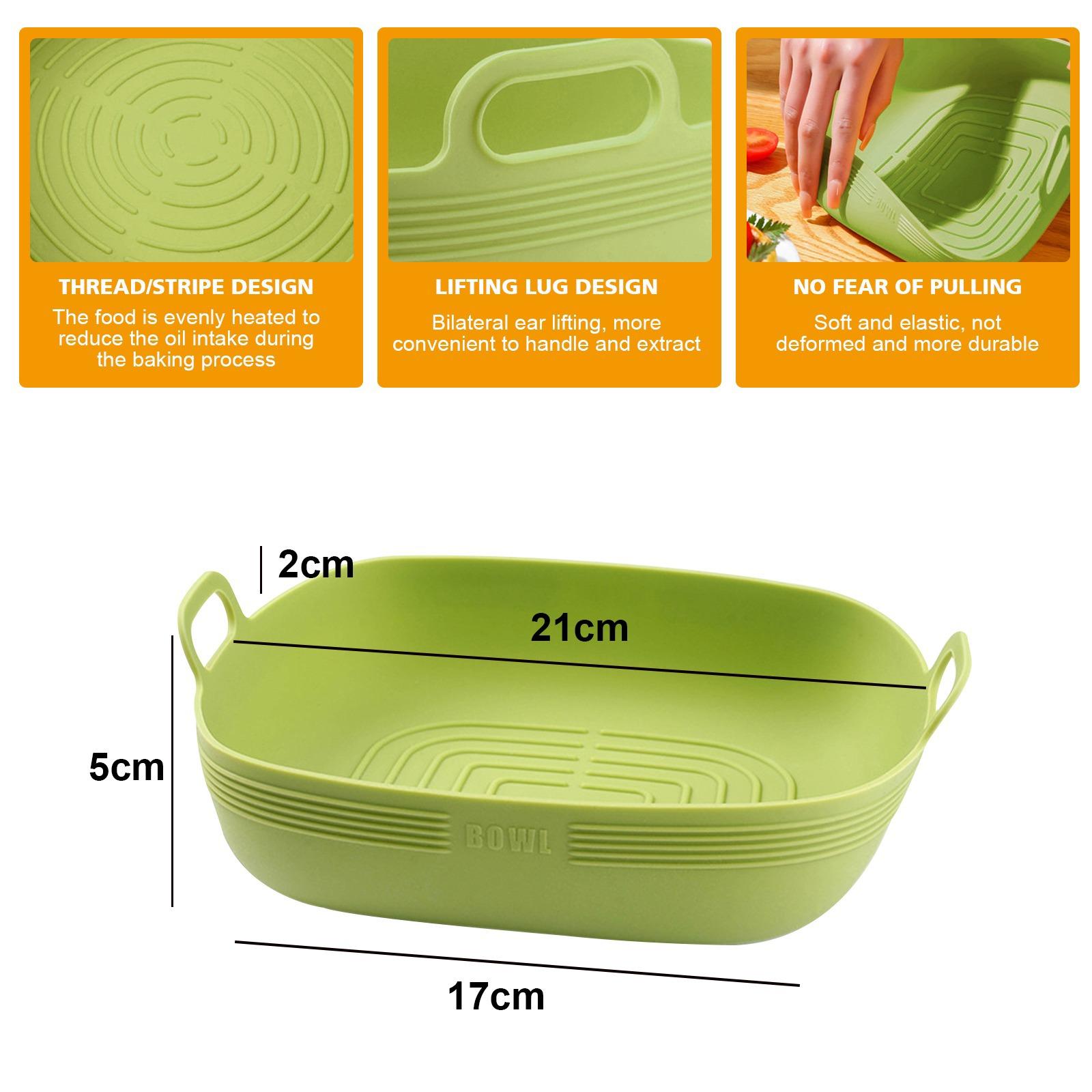 

Кухонная аэрофритюрница с силикагелевым ковриком, духовка, противень для выпечки пиццы, аэрофритюрница, корзина с силикагелем, многоразовая форма для выпечки жареной курицы, кухонные принадлежности