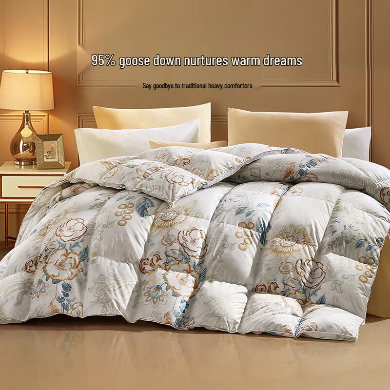 FUANNA 95% White Goose Down Winter Duvet