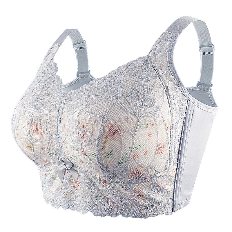 FallSweet Übergröße Unterwäsche Damen Spitze BHs Nahtlose Minimizer Bralettes Weiche kabellose BHs Damen Lingerie 36CD-46CD