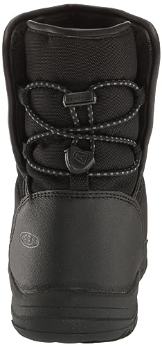 KEEN PUFFRIDER WP Kids' Boots, Black/Steel Grey