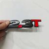 Autocollant Insigne Métallique 3D Badge 2.3T Cylindrée Emblème d'Aile Arrière pour GT Shelby