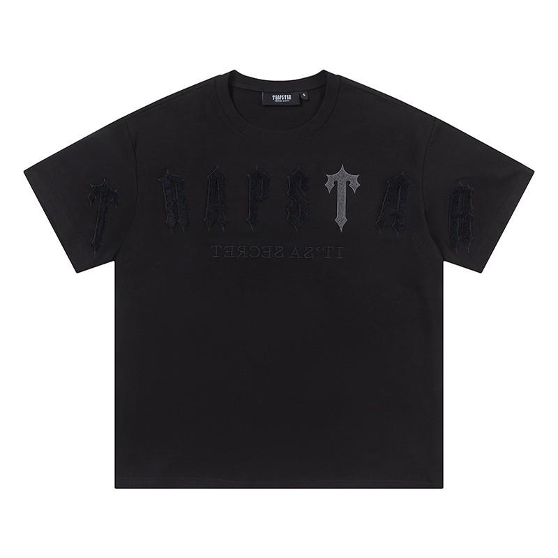 Mens Oversized Streetwear Polo Shirt With Embroidered - Retro Urban Casual Tee