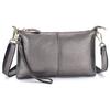 Genuine Leather Women's Crossbody Bag with Wrist Strap - Top Layer Cowhide Shoulder Bag