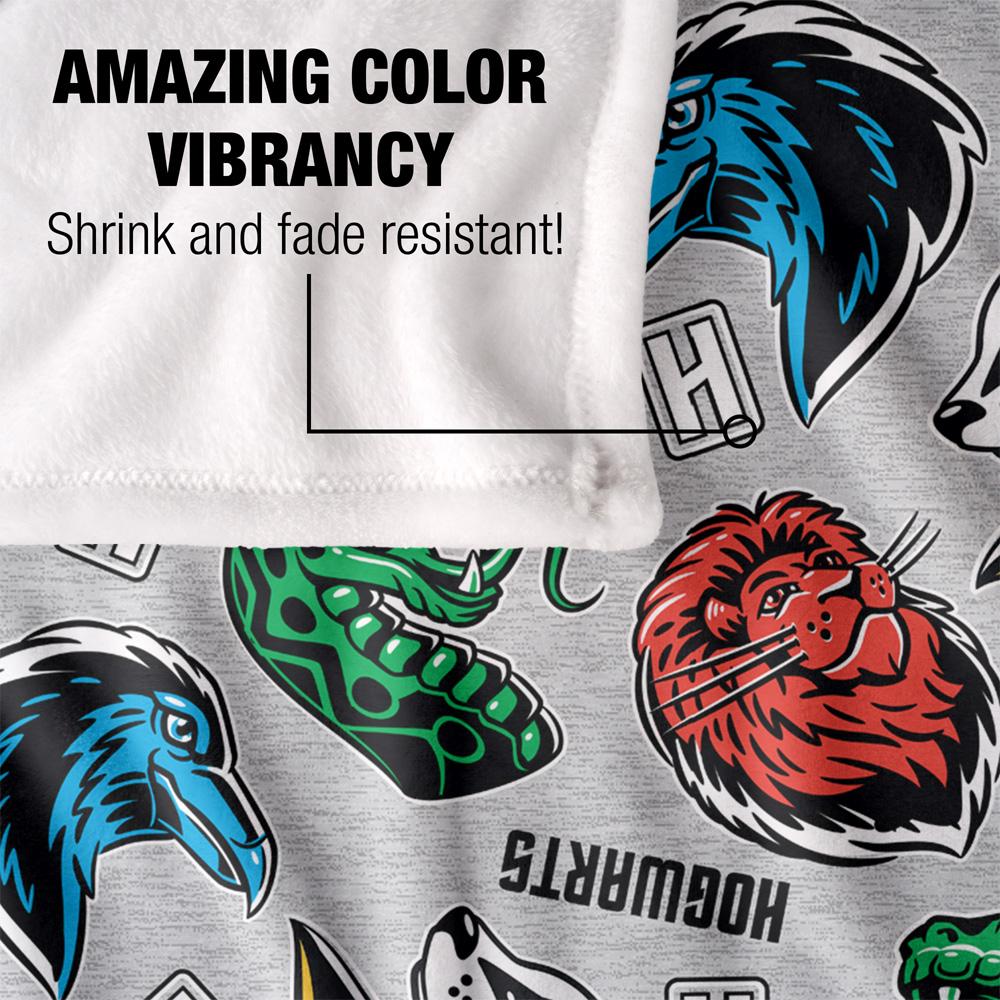 Harry Potter Hogwarts Icons Blanket