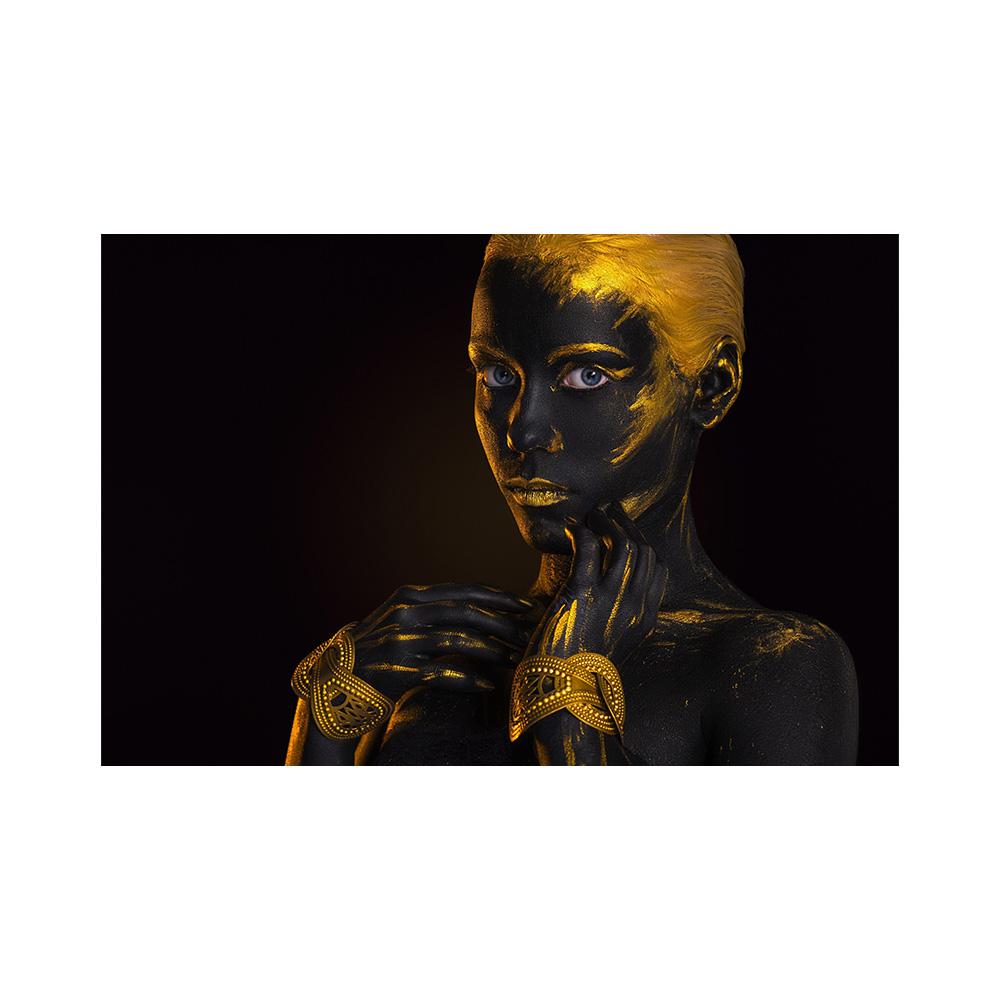 

Африканская женщина настенная живопись искусство постеры и принты черная женщина холст картина украшение дома подарок 20x30cm