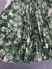 Women's European & American 3D Print A-line Pleated Skirt - Slimming, Versatile, Mid-length for Spring/Summer