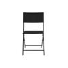 Table + 2 Chairs Set Home ESPRIT Black Steel Synthetic Rattan 58 X 58 X 71.5 Cm