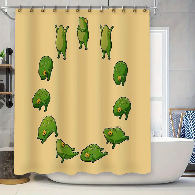 

Bathroom Shower Curtain Floral Pattern Waterproof Fabric Decor for Washroom Vintage Farmhouse Style Modern Home Textile Accessor 90x180cm