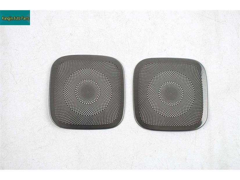 ZEEKR 001 Black Titanium Stainless Steel Front Pillar Speaker Cover Decor.