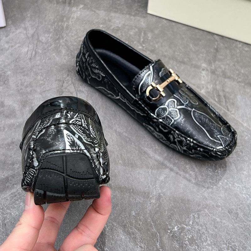 Pacecraft Shoes  Men's Moccasins Casual Shoes, Genuine Soft Leather, Handcrafted Stitching, Lightweight Flexible Sole, Sizes 39-48