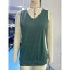 V-neck Solid Color Vest Loose Sleeveless T-shirt Casual Top
